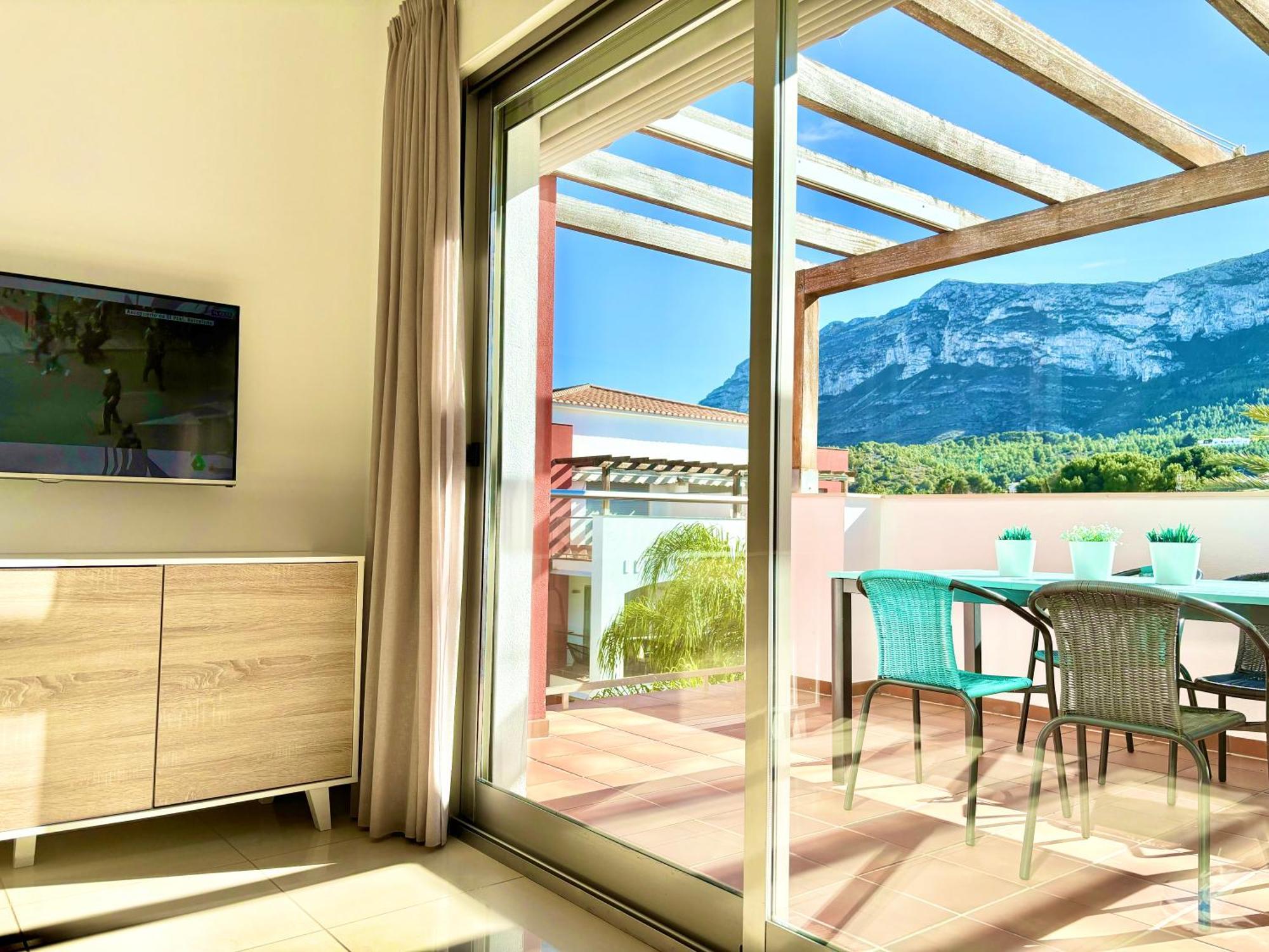 Hoteltype Penthouse 2 Beds, Parking, Wifi & Pool Stunning Views Dénia Buitenkant foto